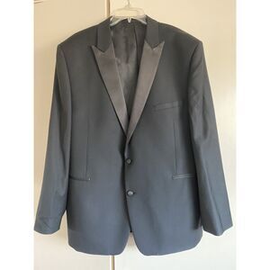 Lanificio F.lli Cerruti Prestige Mens Suit Jacket Blazer Wool Italy Black 48R
